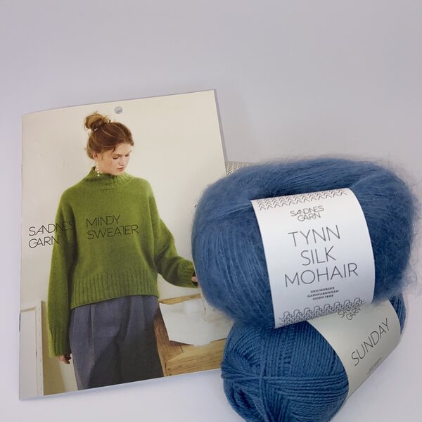 Sandnes Garn Mindy Sweater ohje ja langat XS